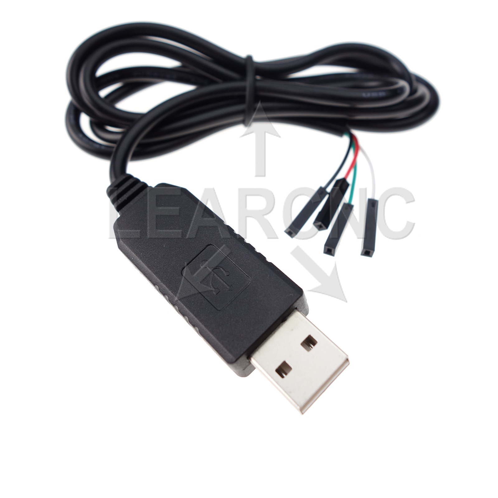 N A 2pcs CP2102 USB 2.0 to TTL Module Serial Converter Adapter Module USB to TTL Downloader with Jumper Wires Compatible with Arduino Raspberry Pi